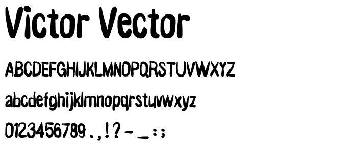 Victor Vector font